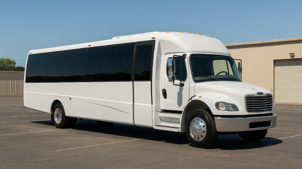 Exterior of Buffalo Grove Party Bus Company's 30 Passenger Party Bus in Buffalo Grove