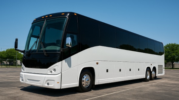 Exterior of Normal Party Bus Company's 50 Passenger Party Bus in Normal