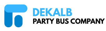 dekalb party bus company logo