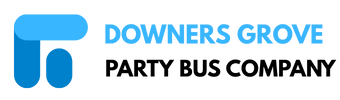 downers grove party bus company logo