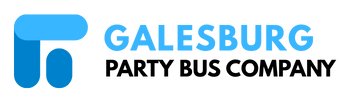 galesburg party bus company logo