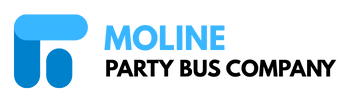 moline party bus company logo