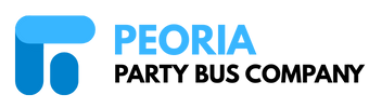 peoria party bus company logo