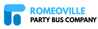 romeoville party bus company logo