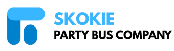 skokie party bus company logo