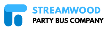streamwood party bus company logo